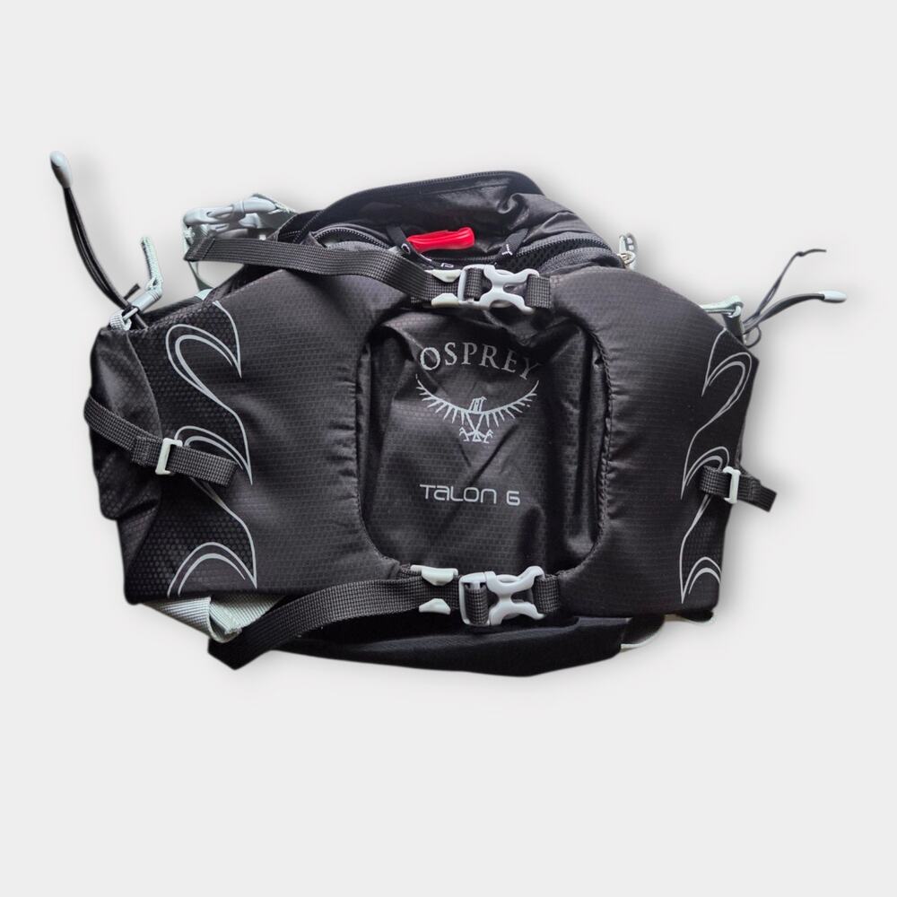 NEW Osprey Talon 6 Lumbar Waist Pack Black Hiking Belt Bag